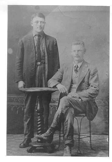 Carl Wigestrand and Bennie Lilibo, circa 1920