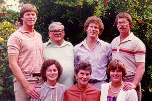 Glenn Wigestrand family 1983
