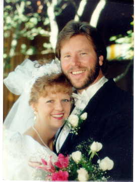 Troy and Kimberly Wigestrand wedding photo, 1993